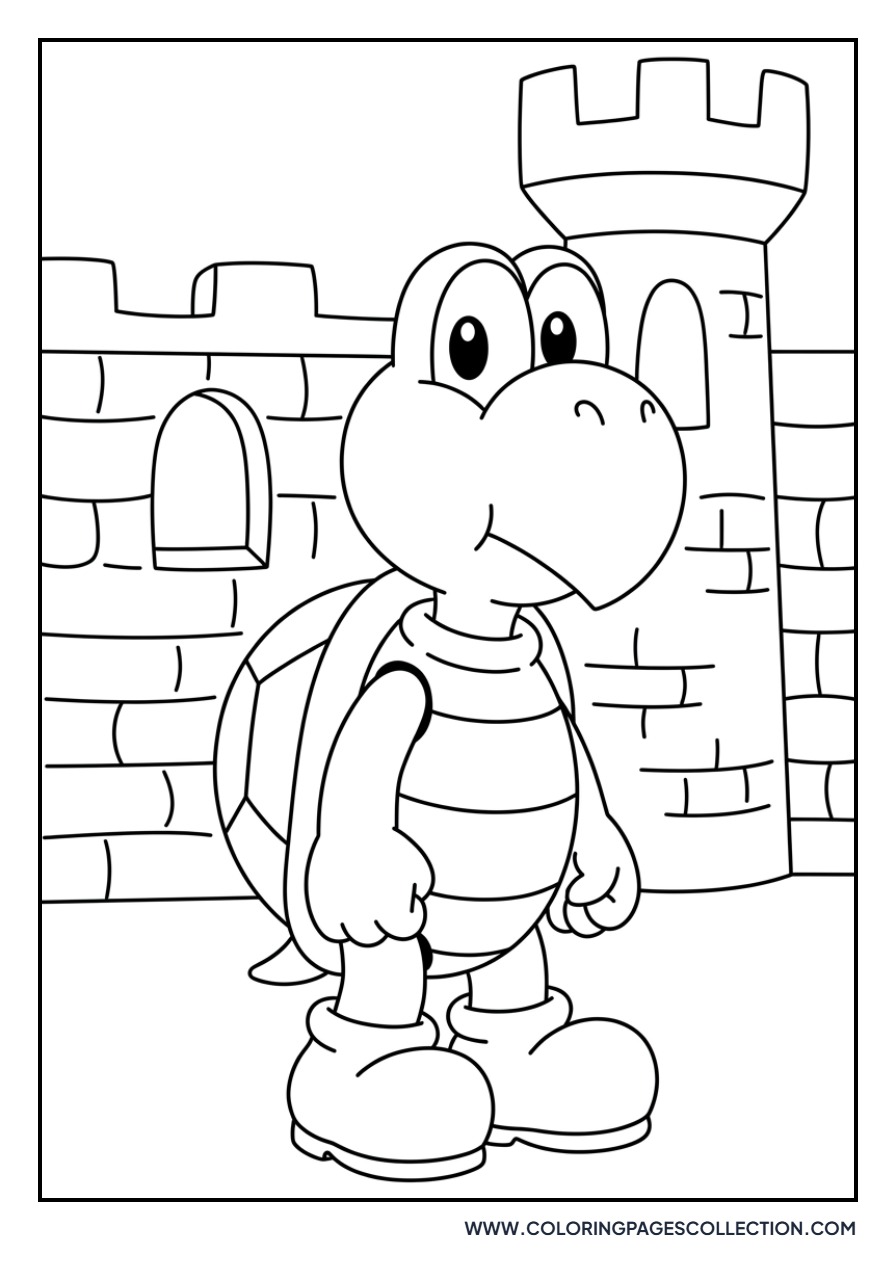 Koopa Troopa in Bowser's Castle