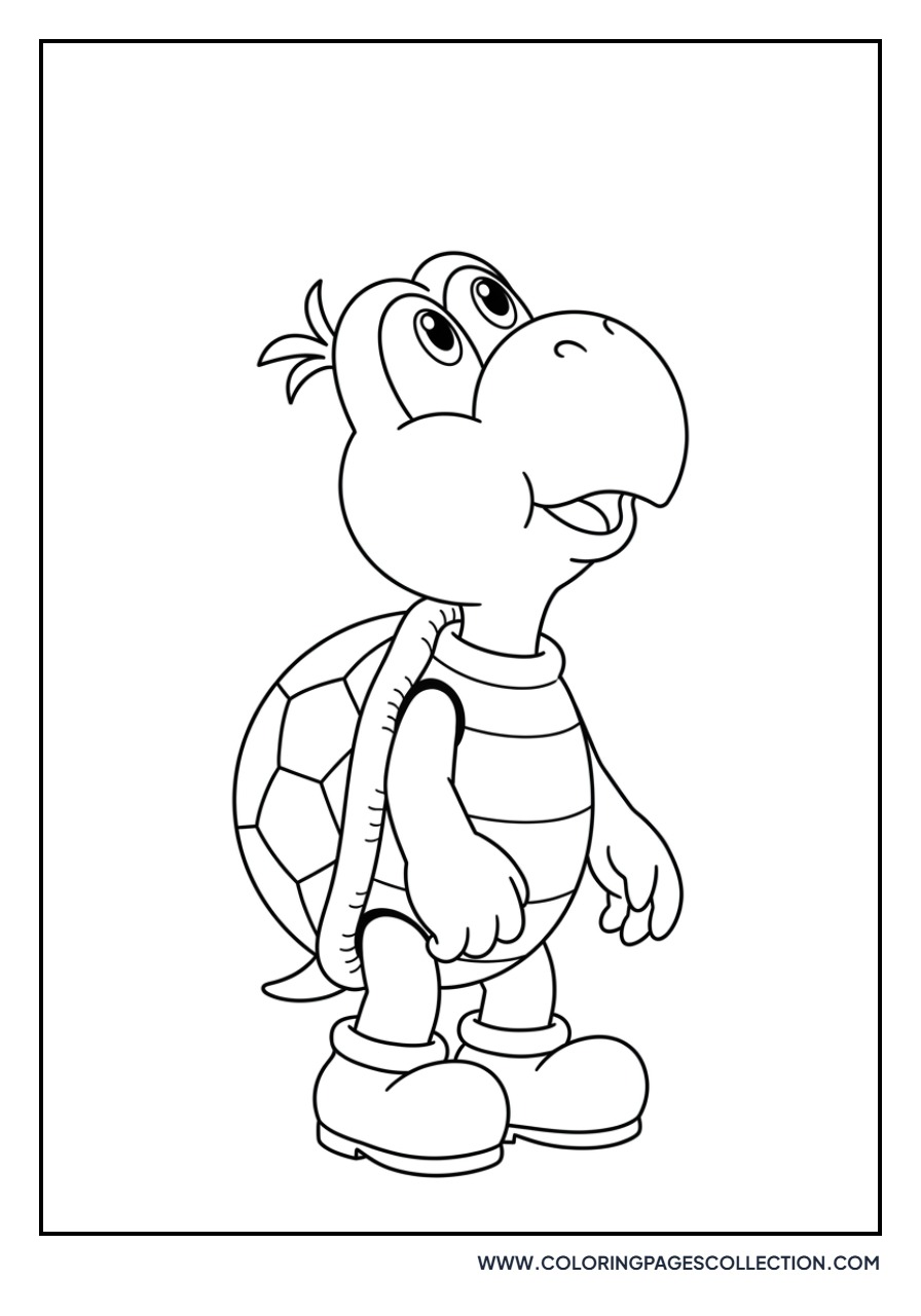 Koopa Troopa Looking Up