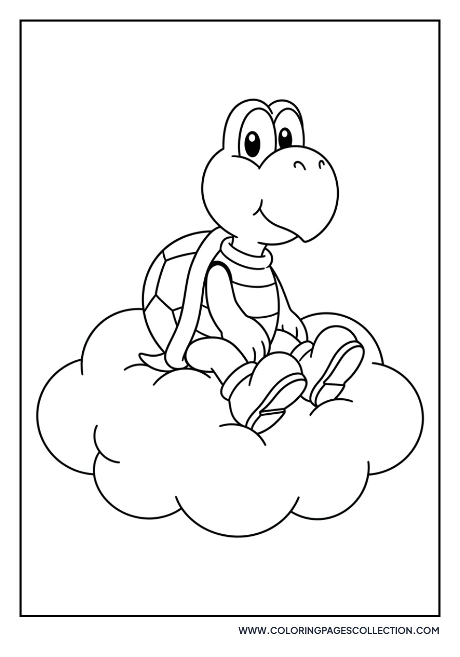 Koopa Troopa on a Cloud