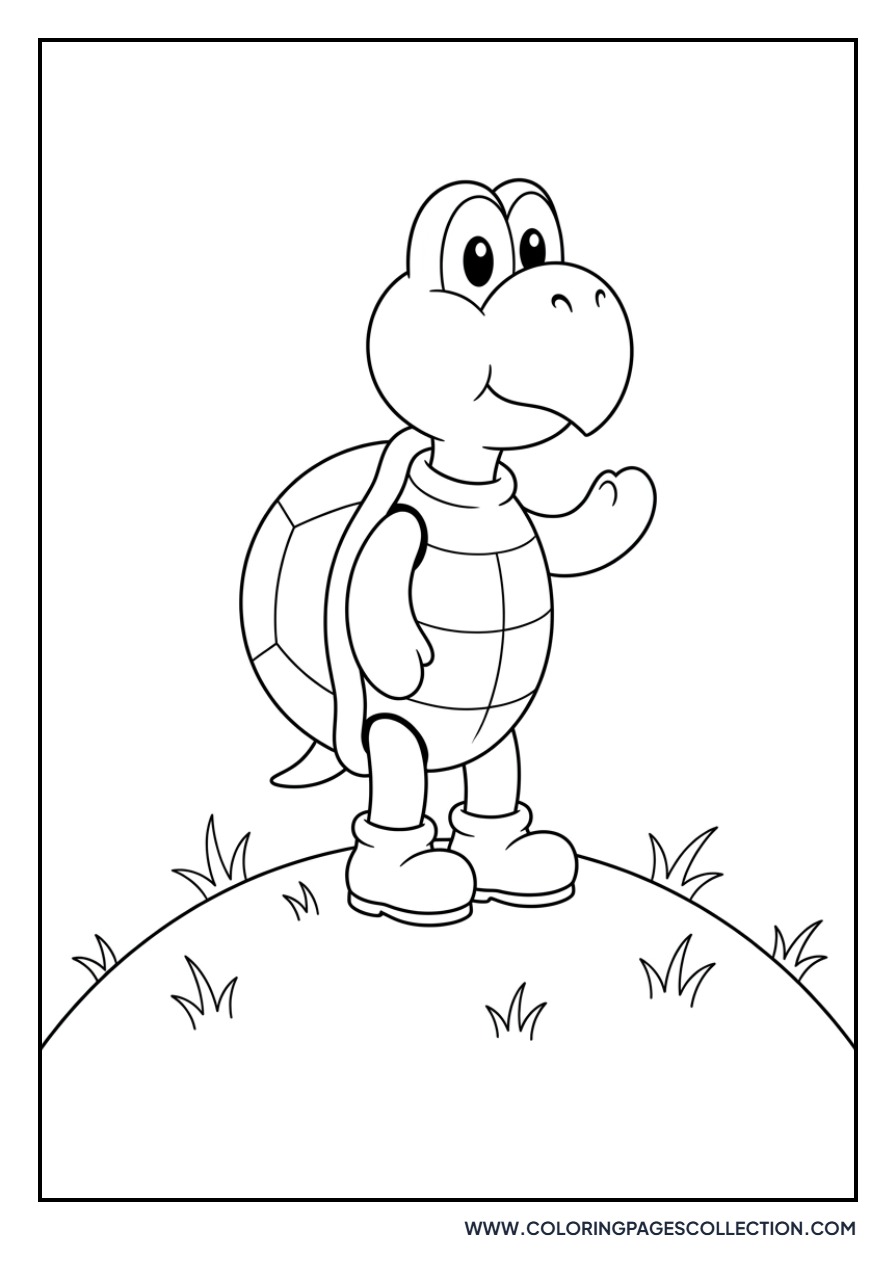 Koopa Troopa on a Hill