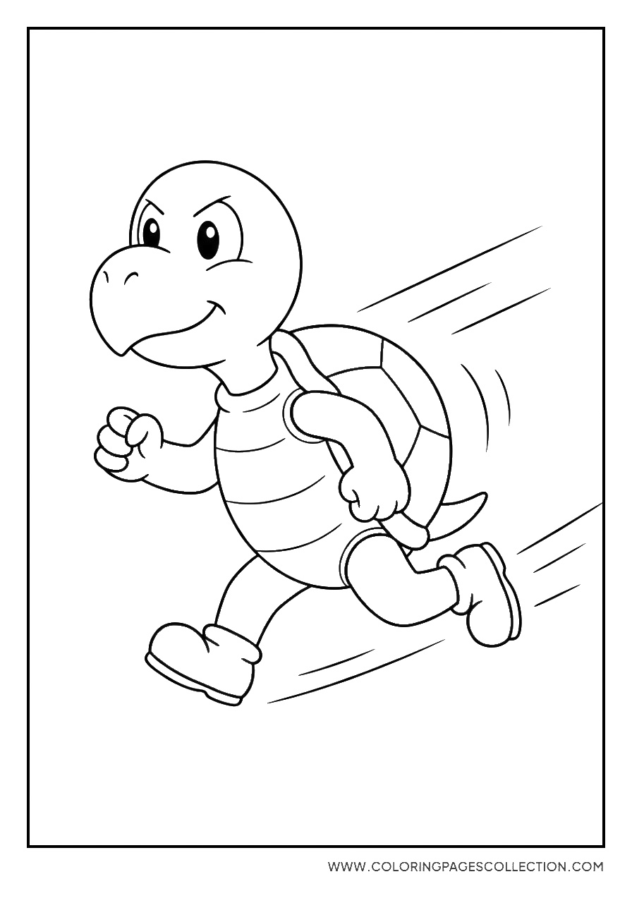 Koopa Troopa Running Fast