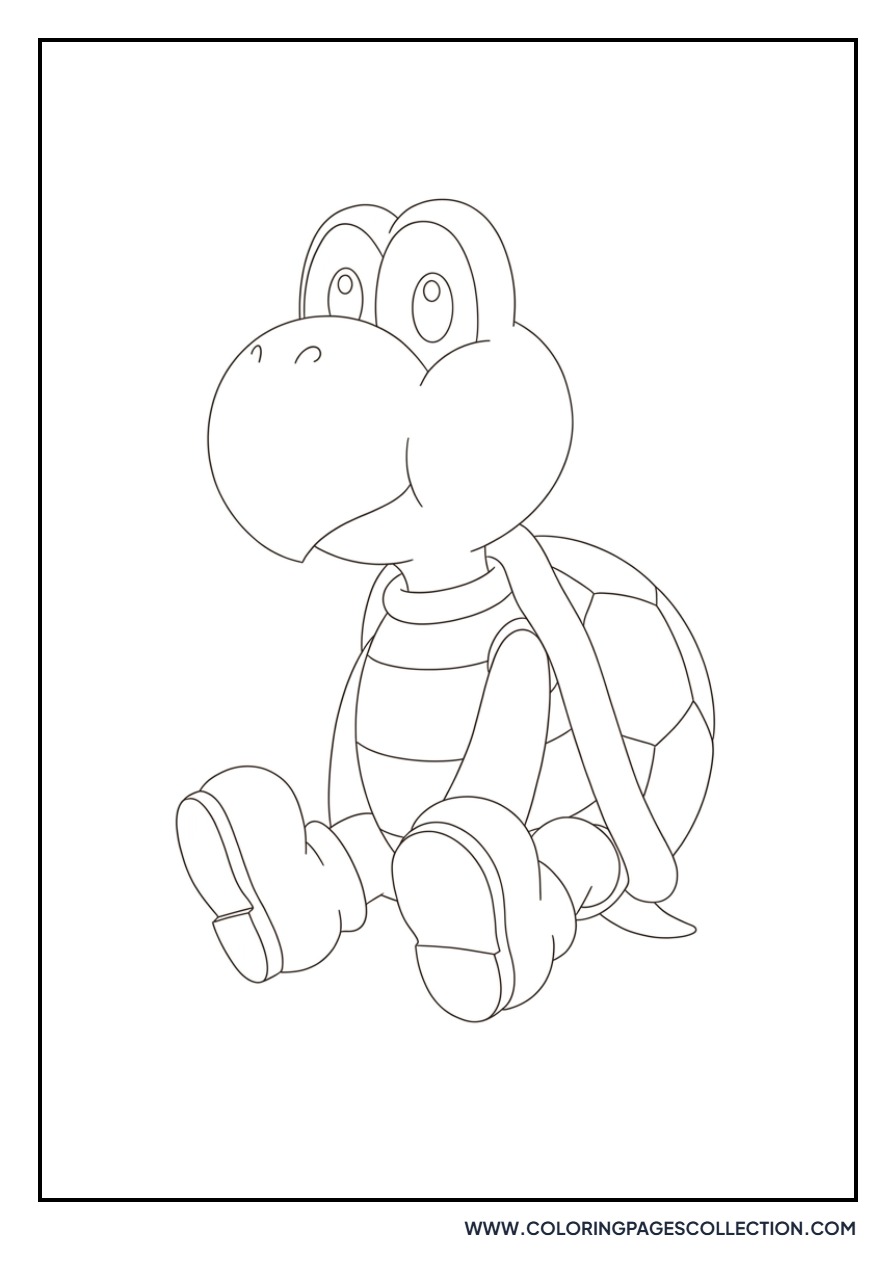 Koopa Troopa Sitting Down