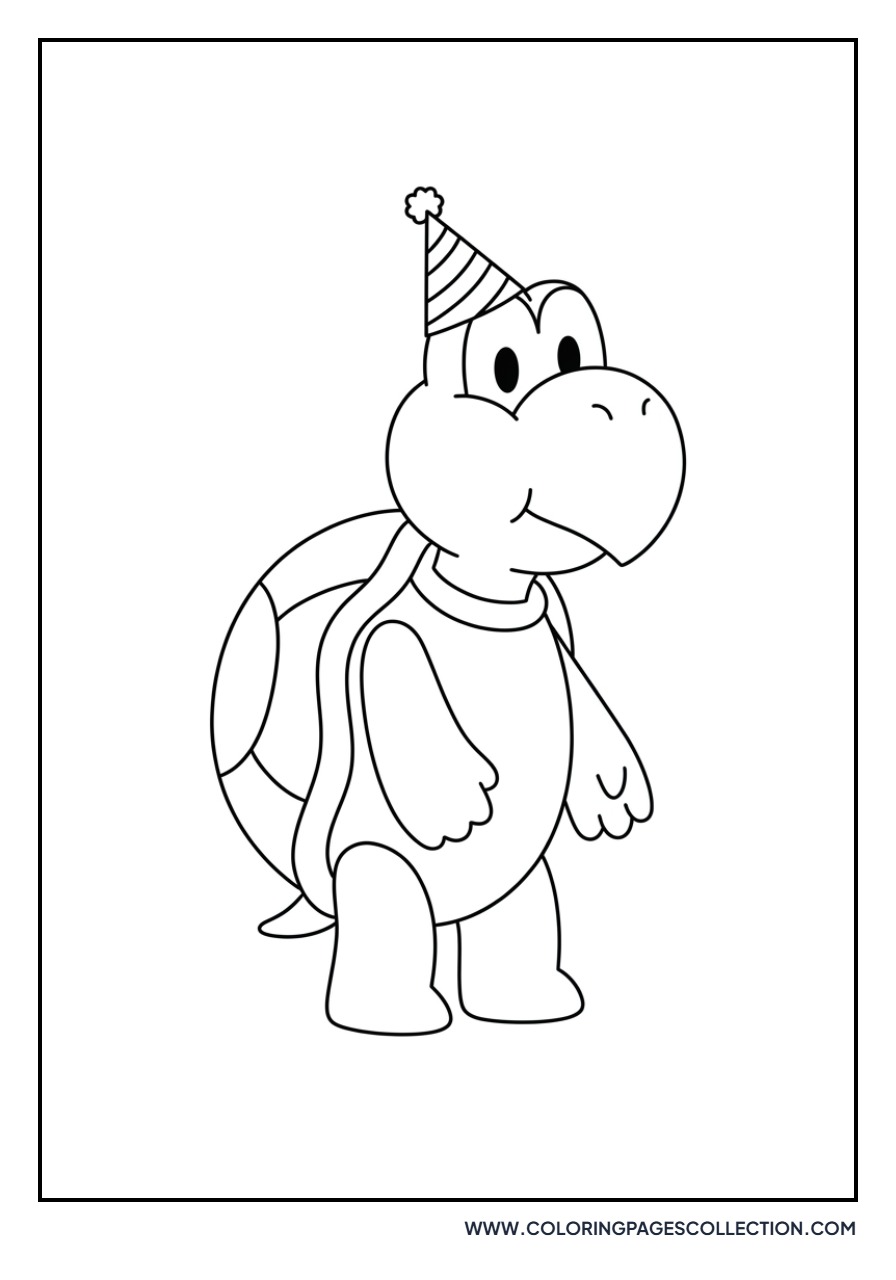 Koopa Troopa Wearing a Hat