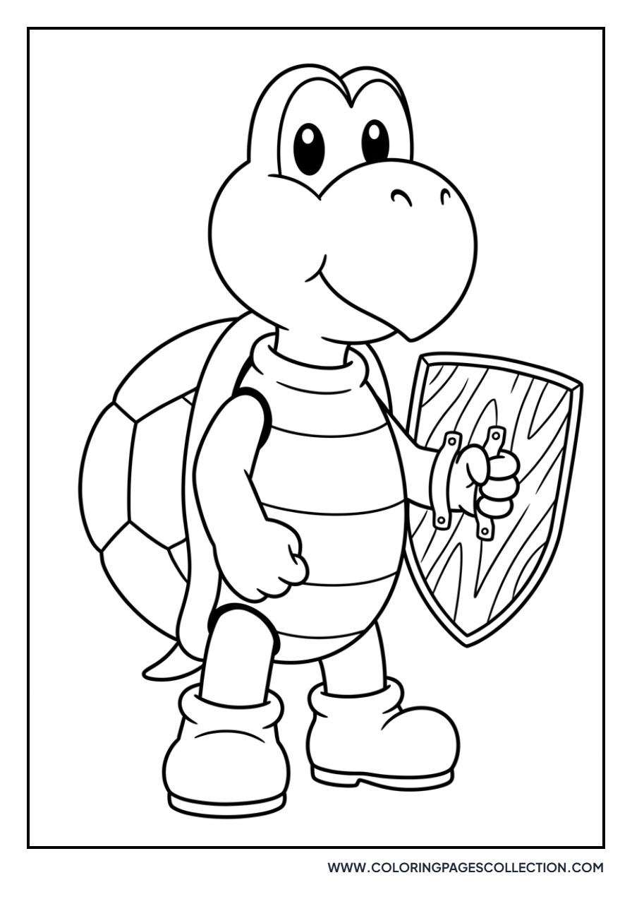 Koopa Troopa with a Shield