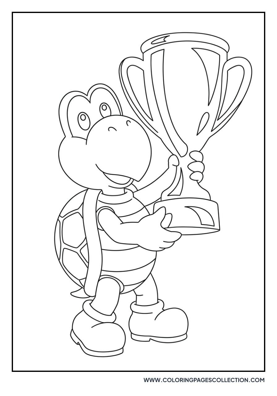 Koopa Troopa with a Trophy