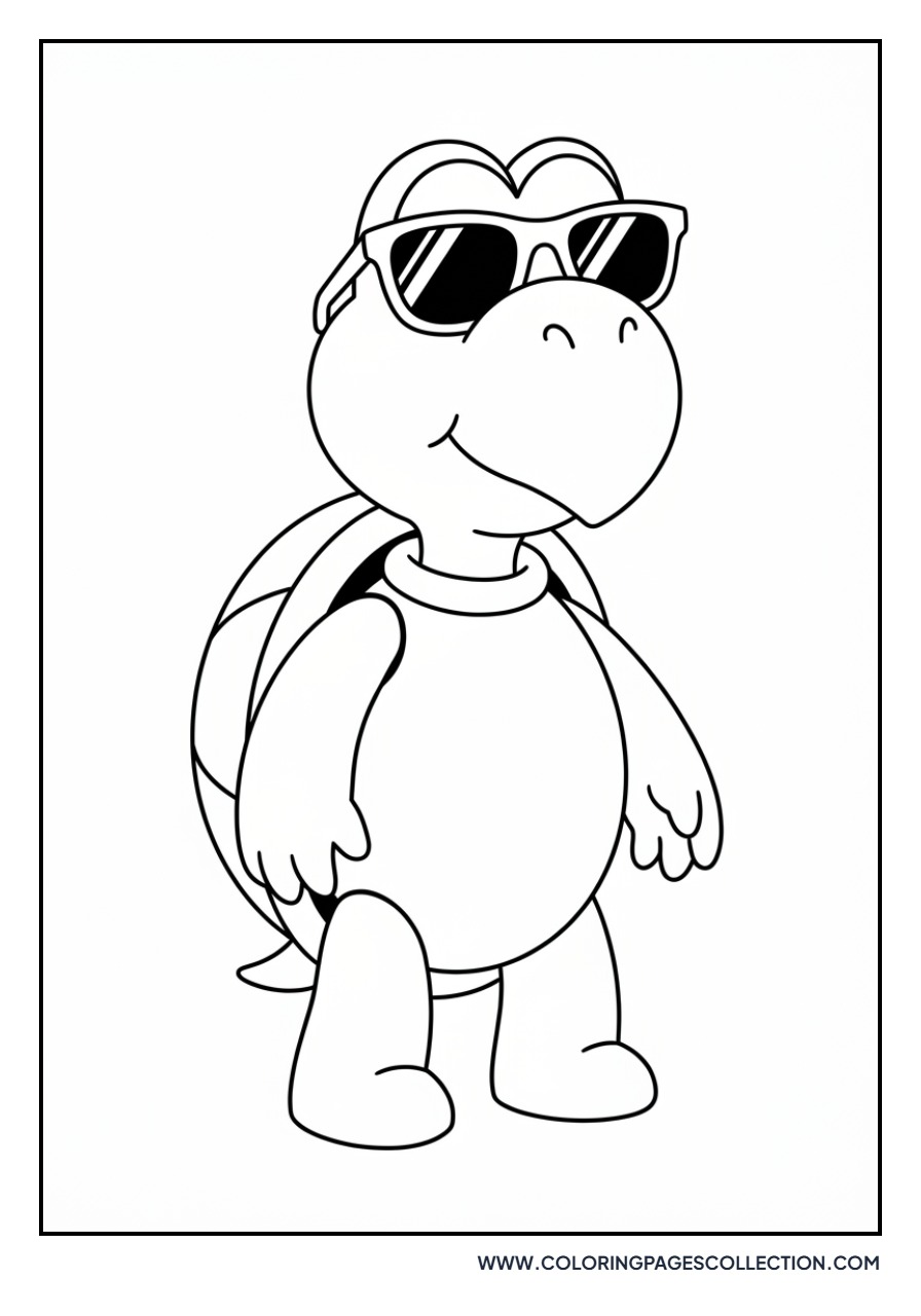 Koopa Troopa with Sunglasses