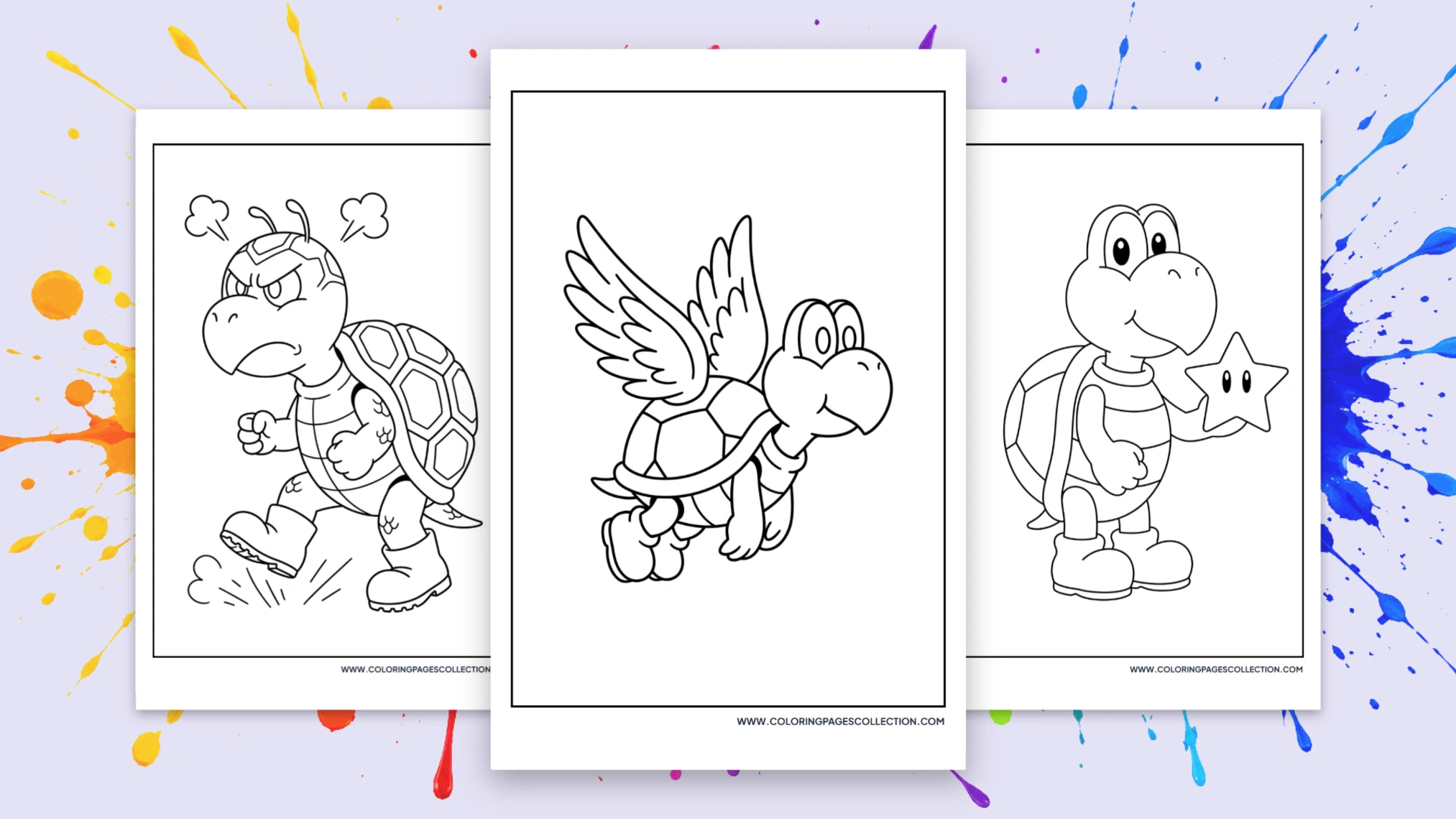 69+ Free Printable Koopa Troopa Coloring Pages
