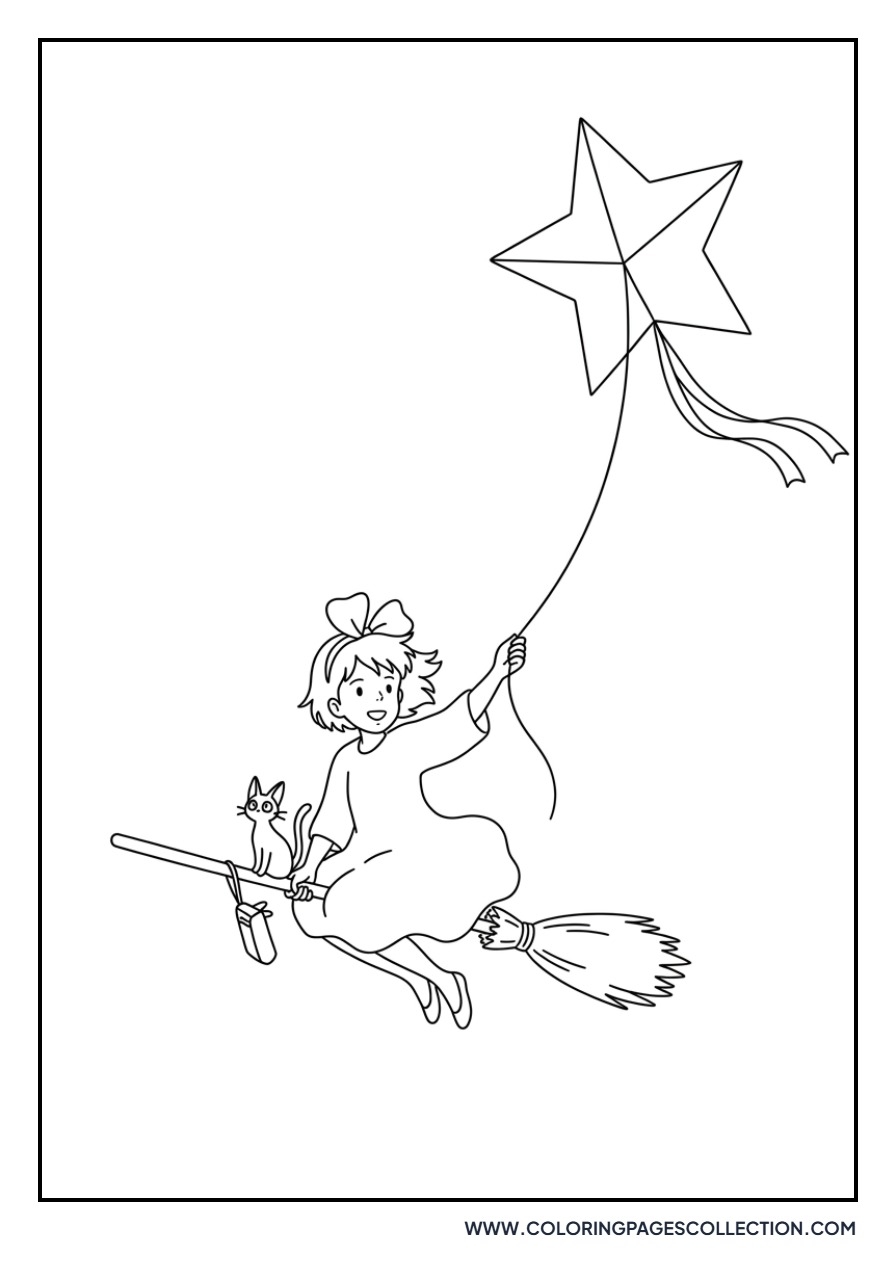 Kiki with a Kite