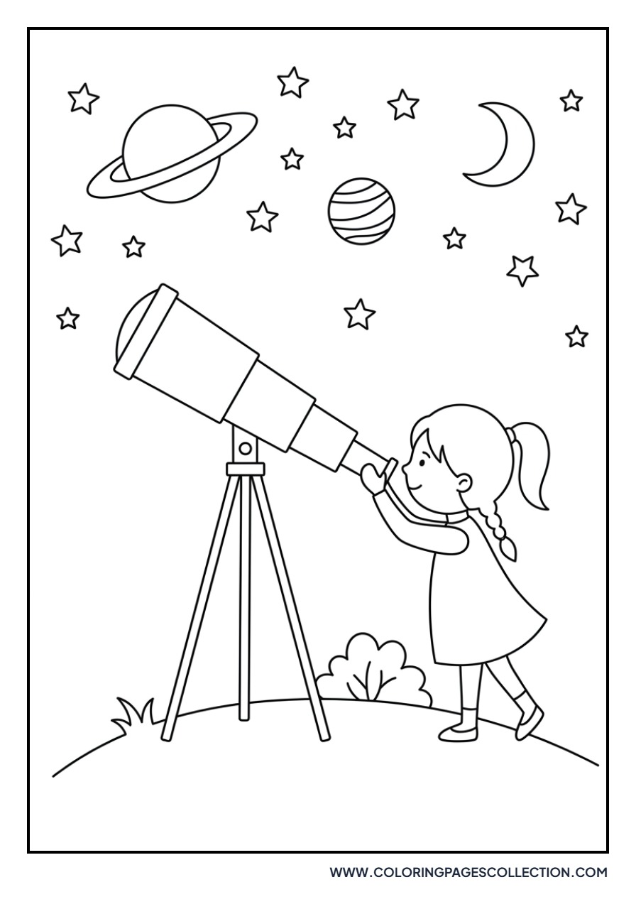 Kiki with a Telescope