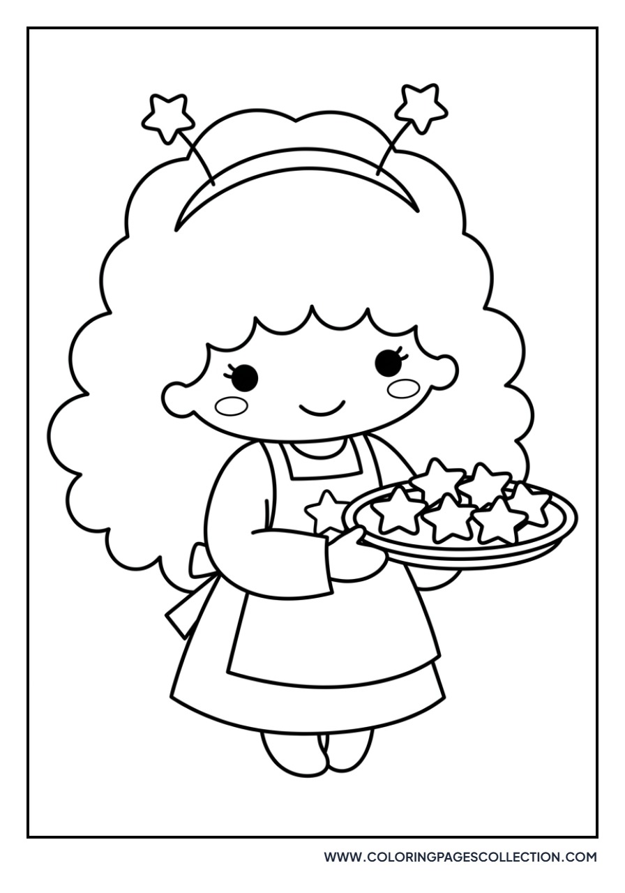 Lala Baking Cookies