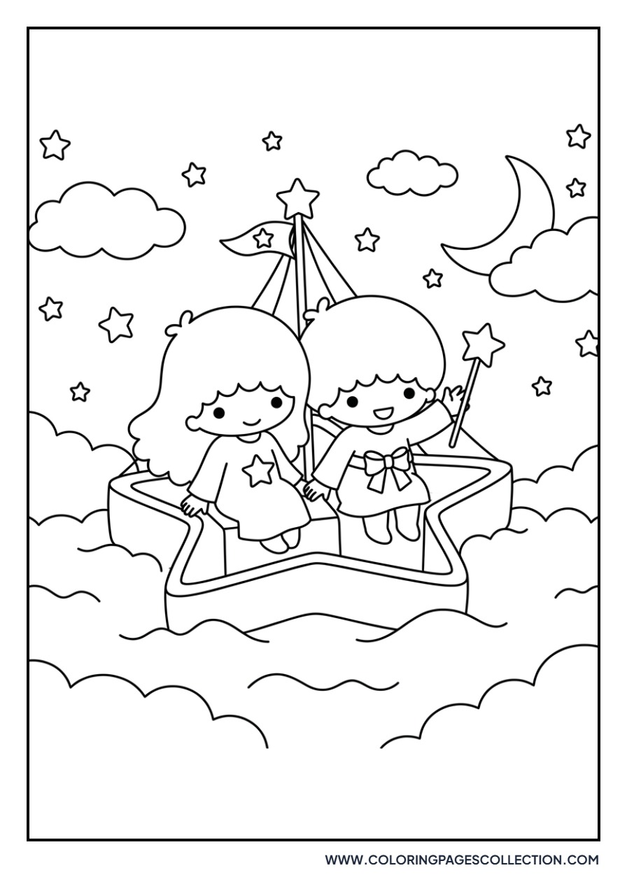 Twins in a Star Boat