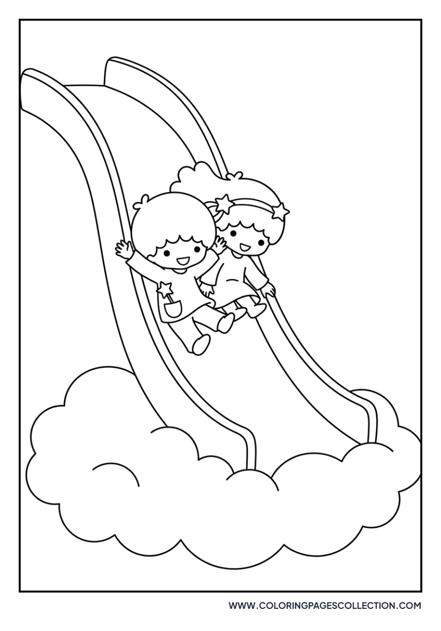 Twins Rainbow Slide
