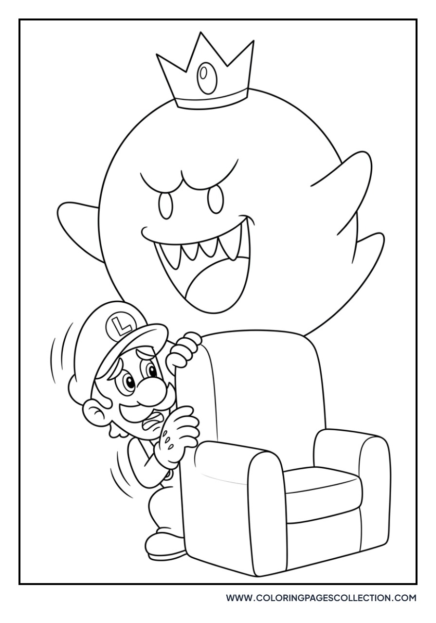 Luigi and King Boo
