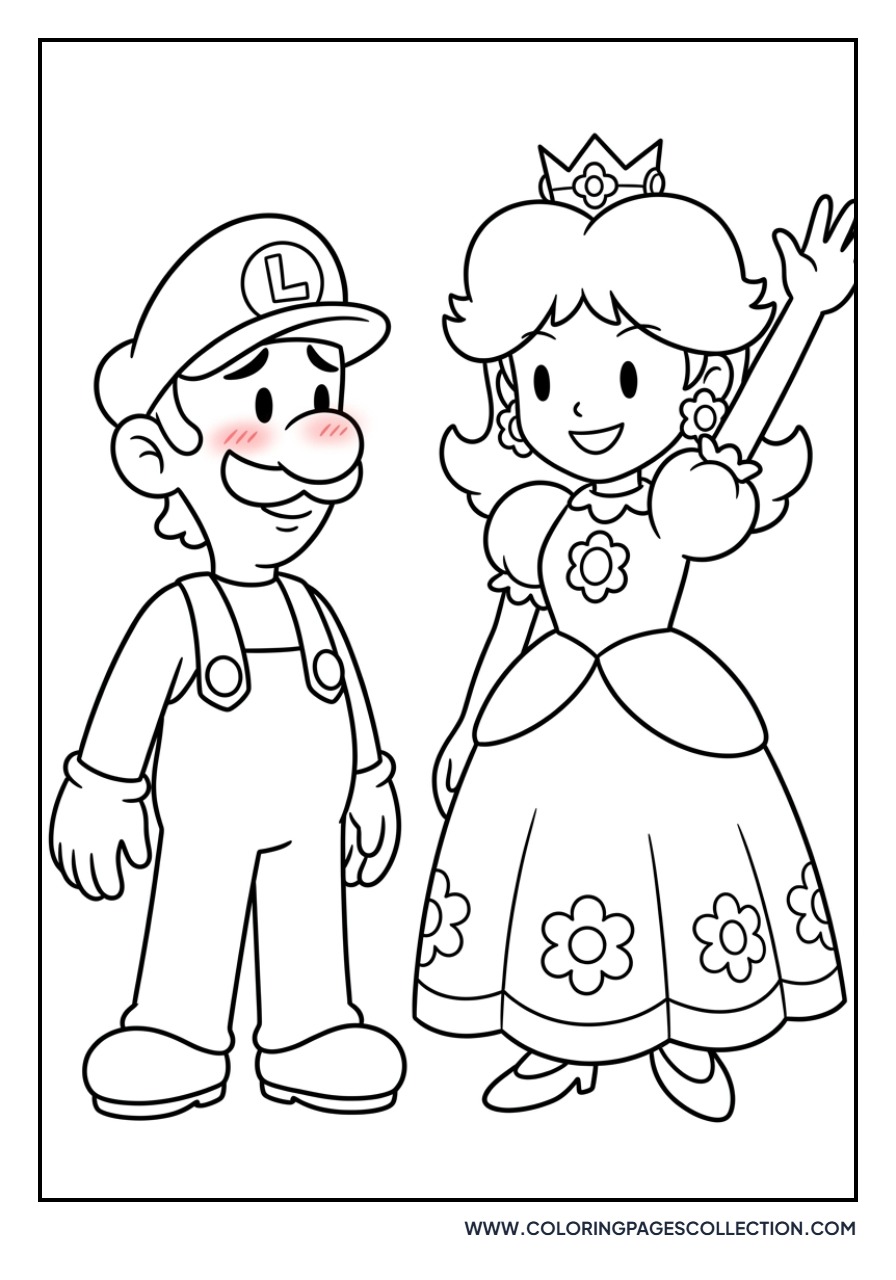 Luigi and Princess Daisy
