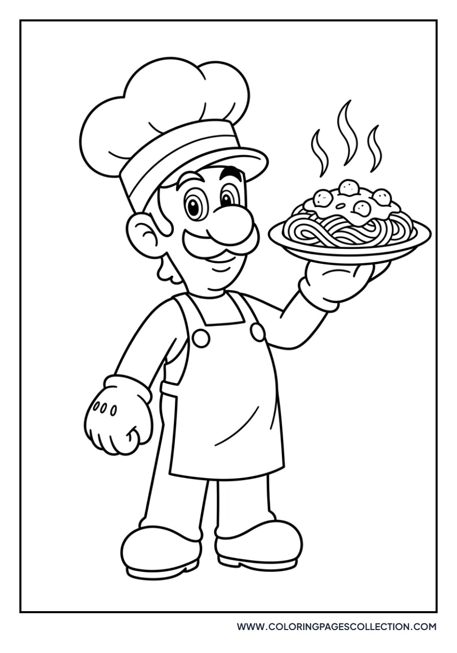 Luigi as a Master Chef