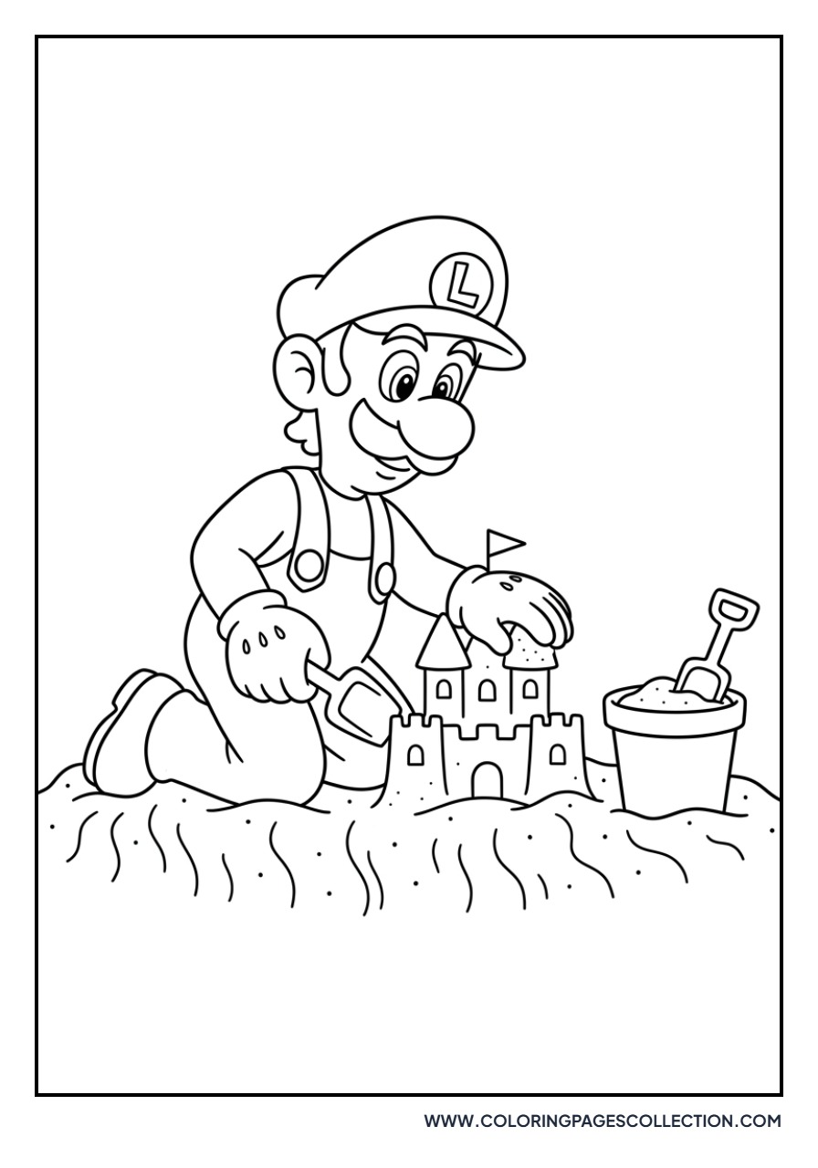 Luigi at the Beach