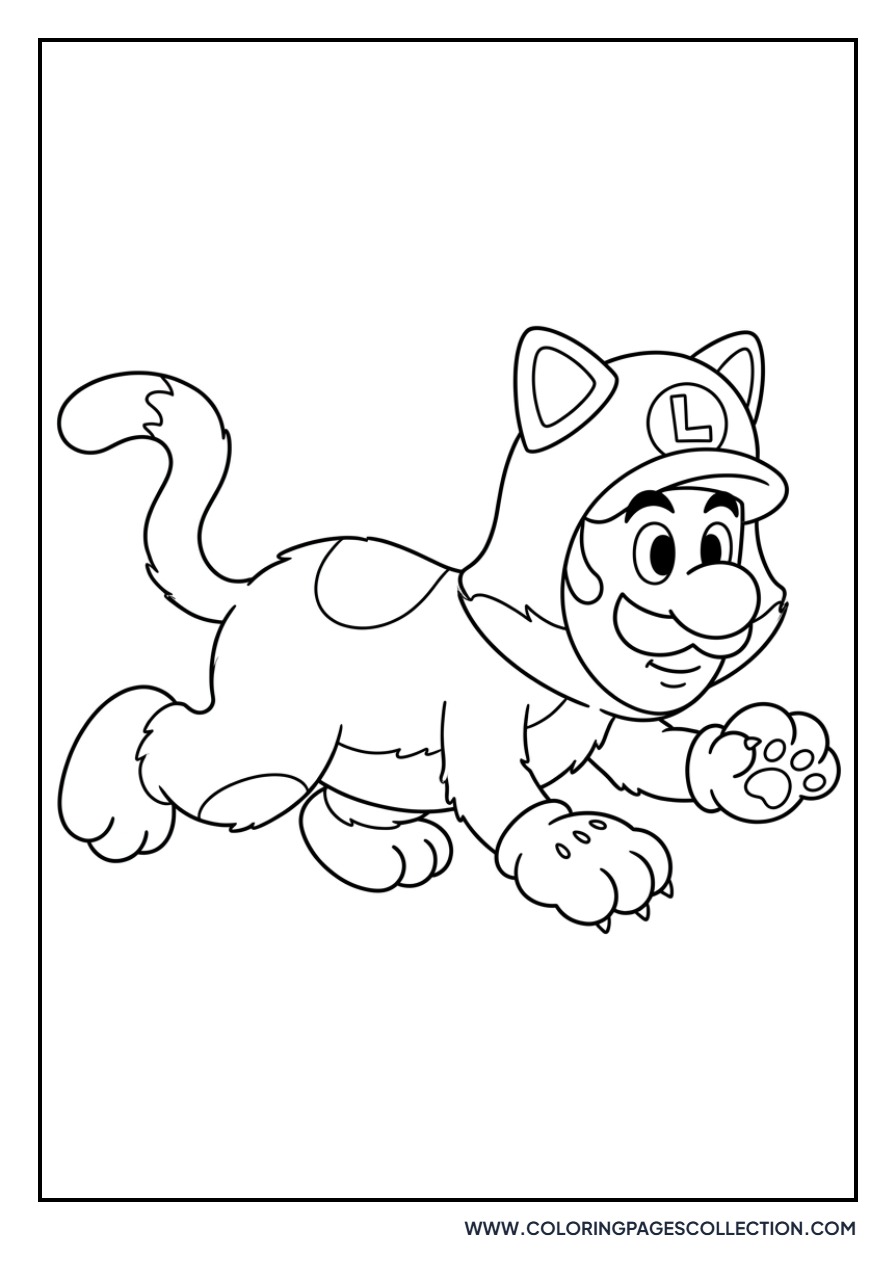 Luigi in a Cat Suit
