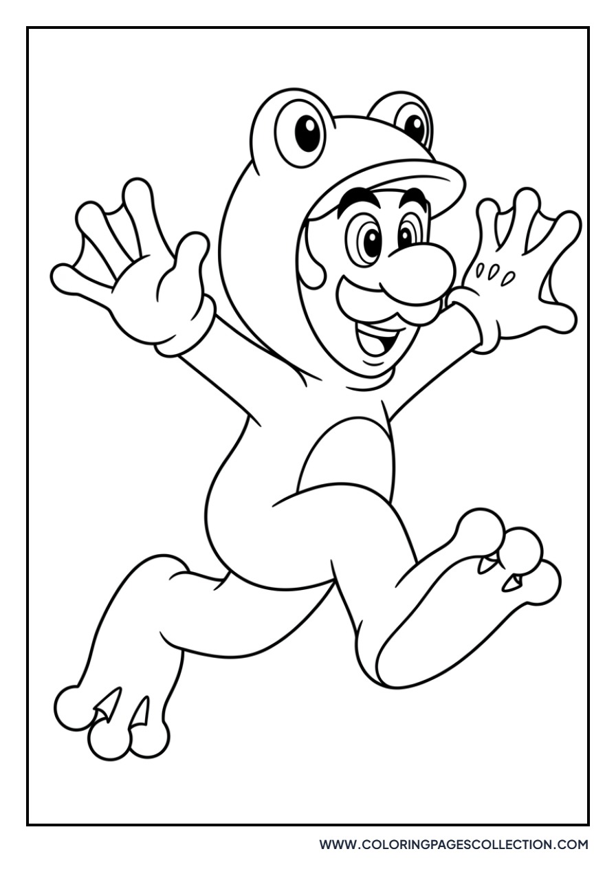 Luigi in a Frog Suit