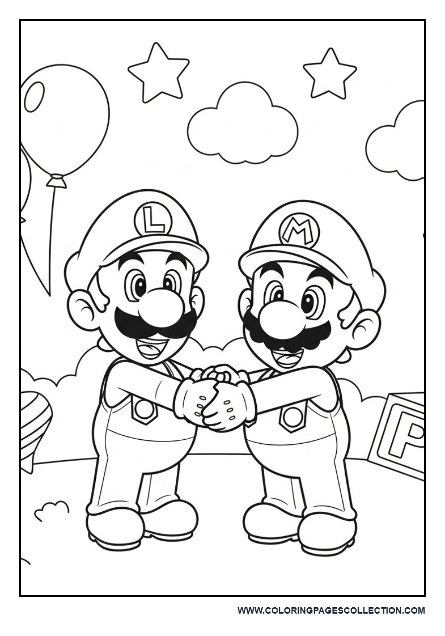 Baby Luigi and Baby Mario Together