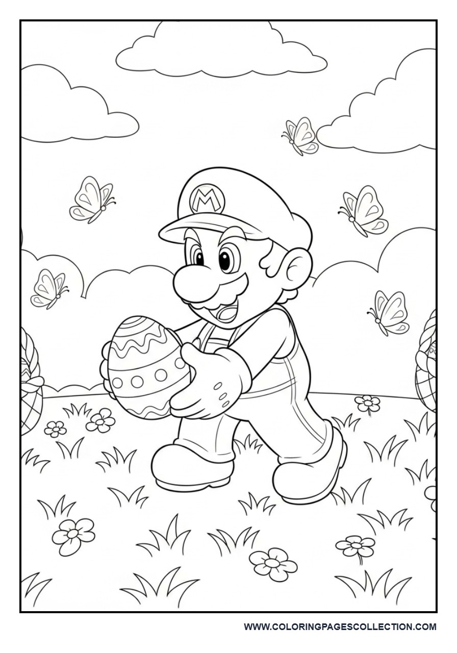 Easter Mario Egg Hunt