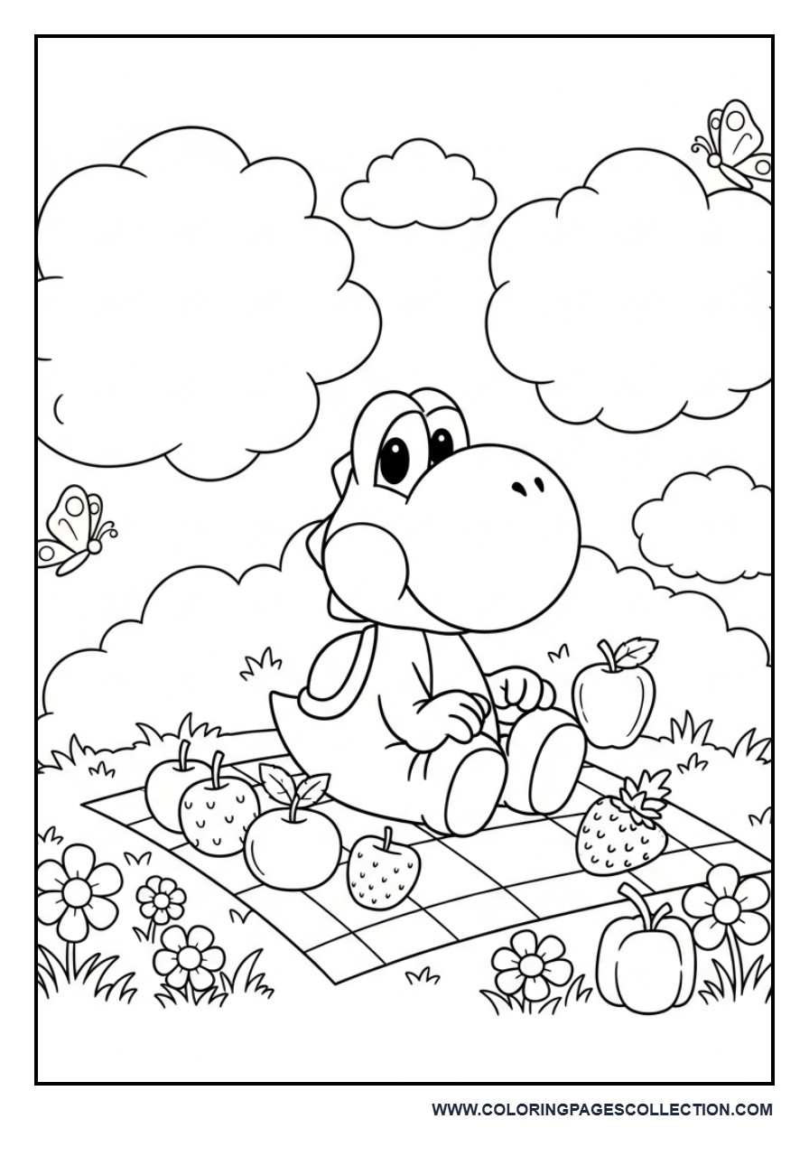 Kawaii Yoshi Picnic