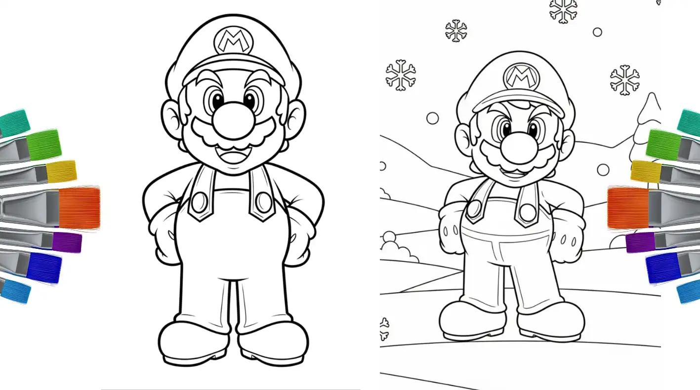 75+ free printable mario coloring sheets for kids & fans