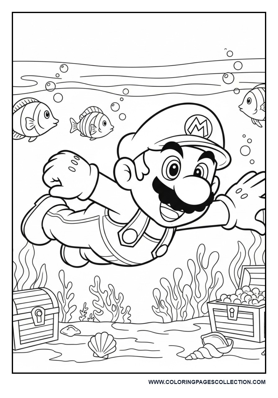Mario Underwater Adventure