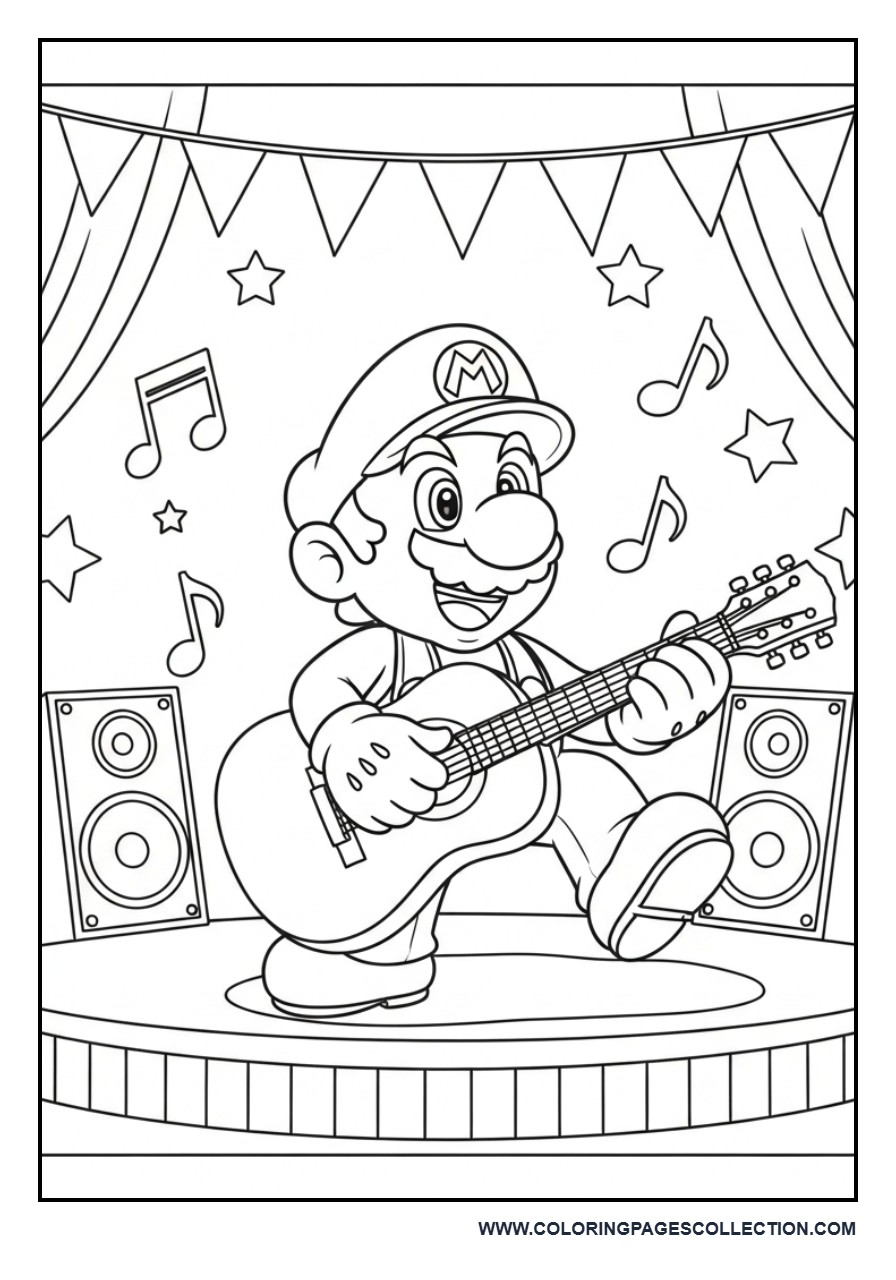 Musician Mario Performing