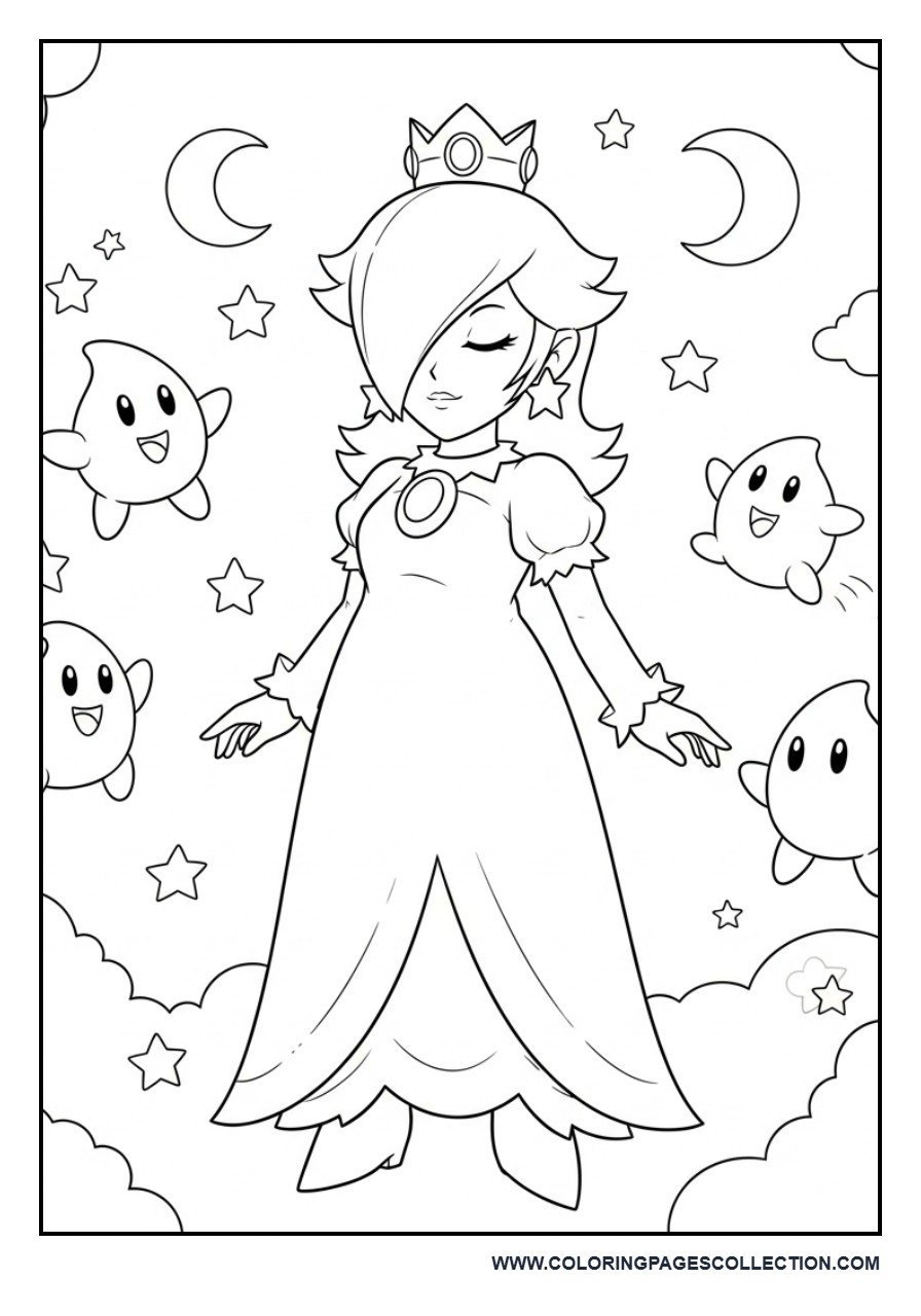 Rosalina with Luma Friends