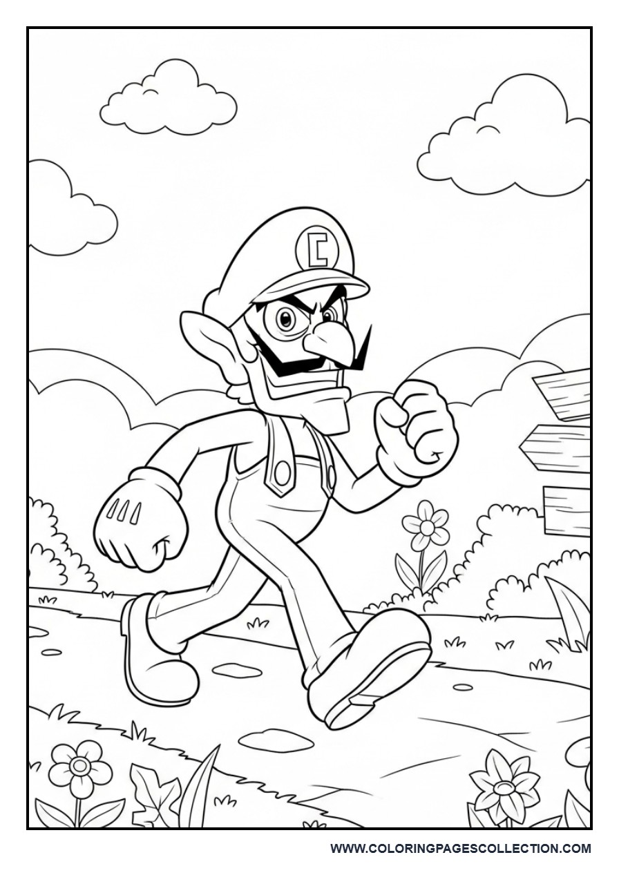 Waluigi on Adventure Path