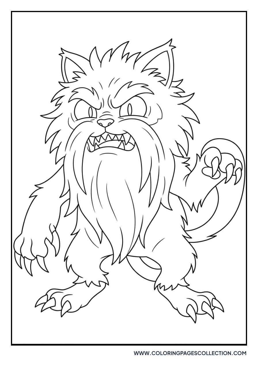 Galarian Meowth Growling