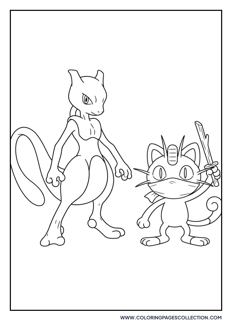 Meowth as a Ninja