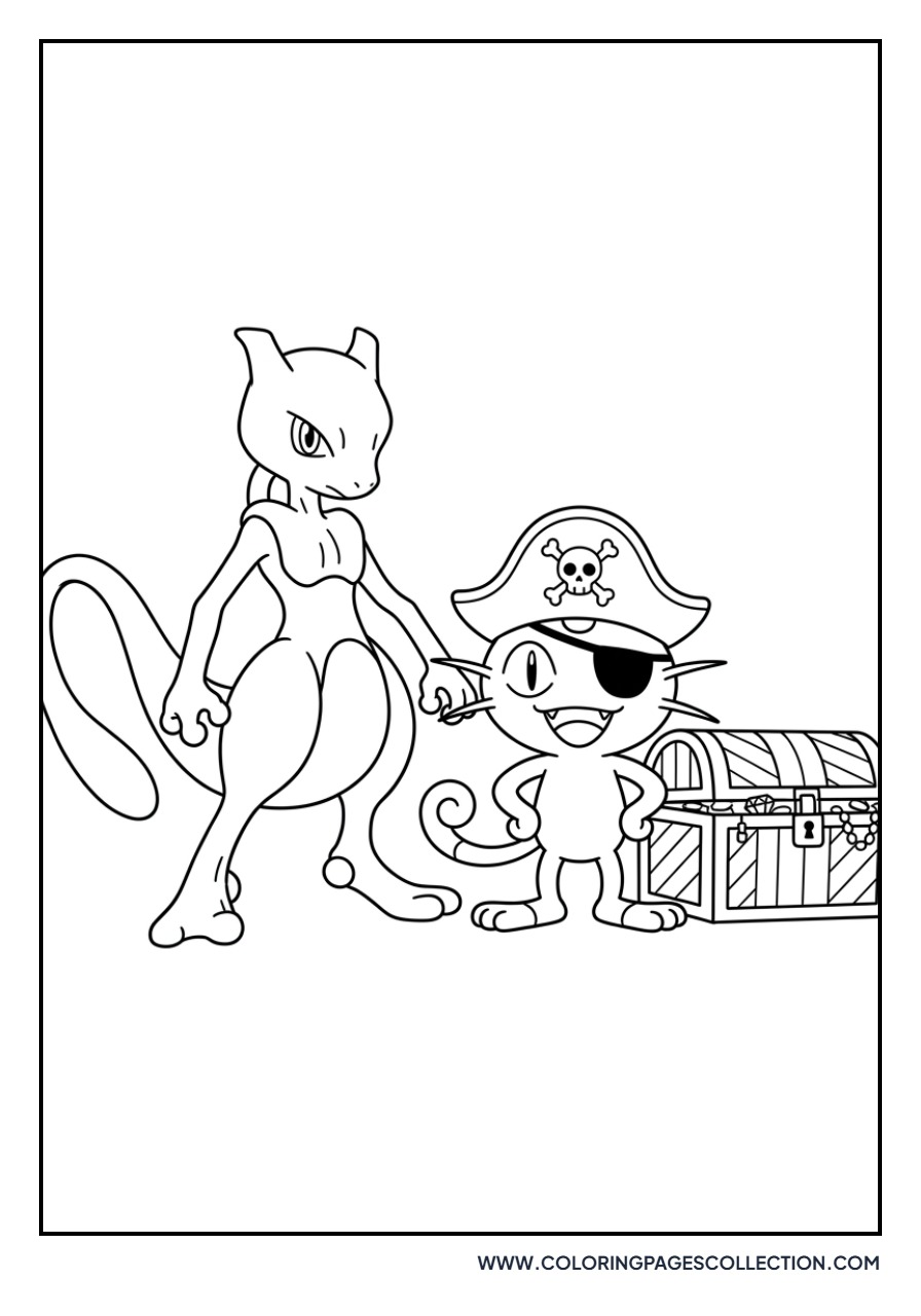 Meowth as a Pirate