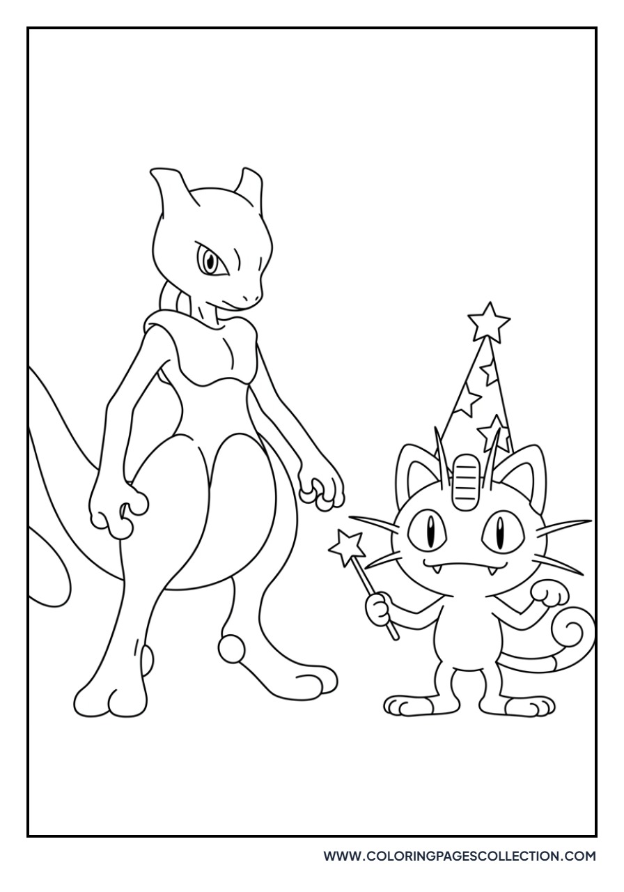 Meowth as a Wizard