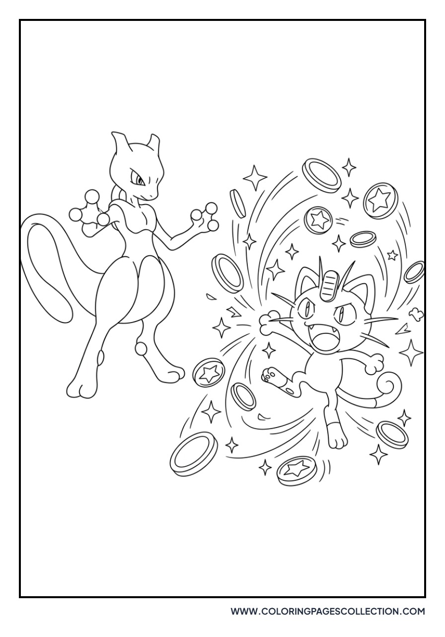 Meowth Using Pay Day