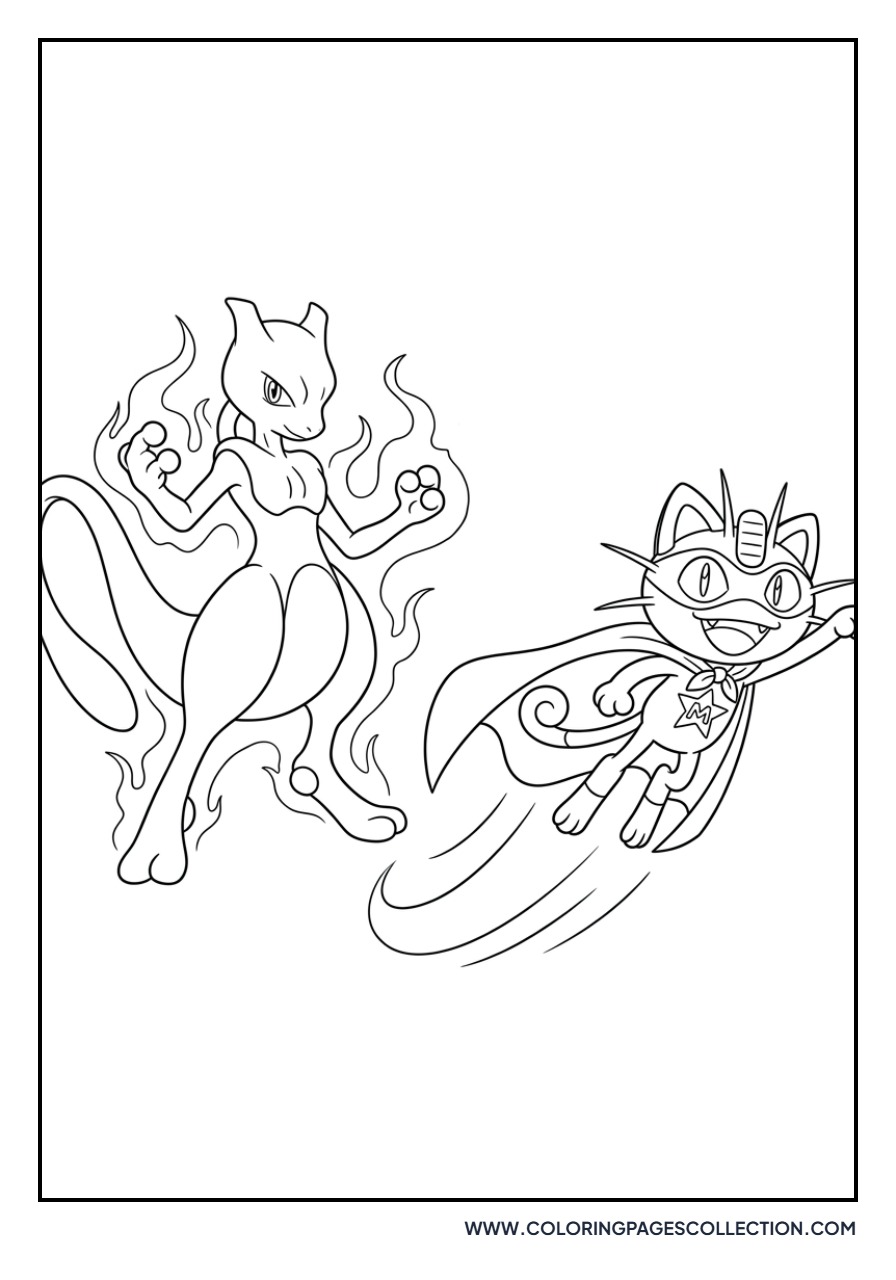 Meowth with a Cape