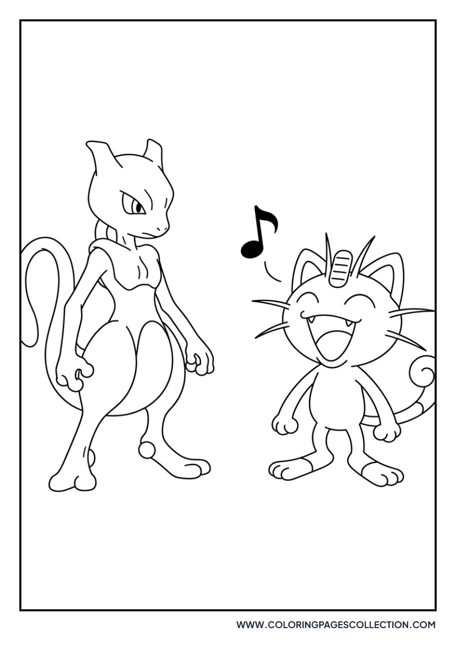 Meowth with a Music Note