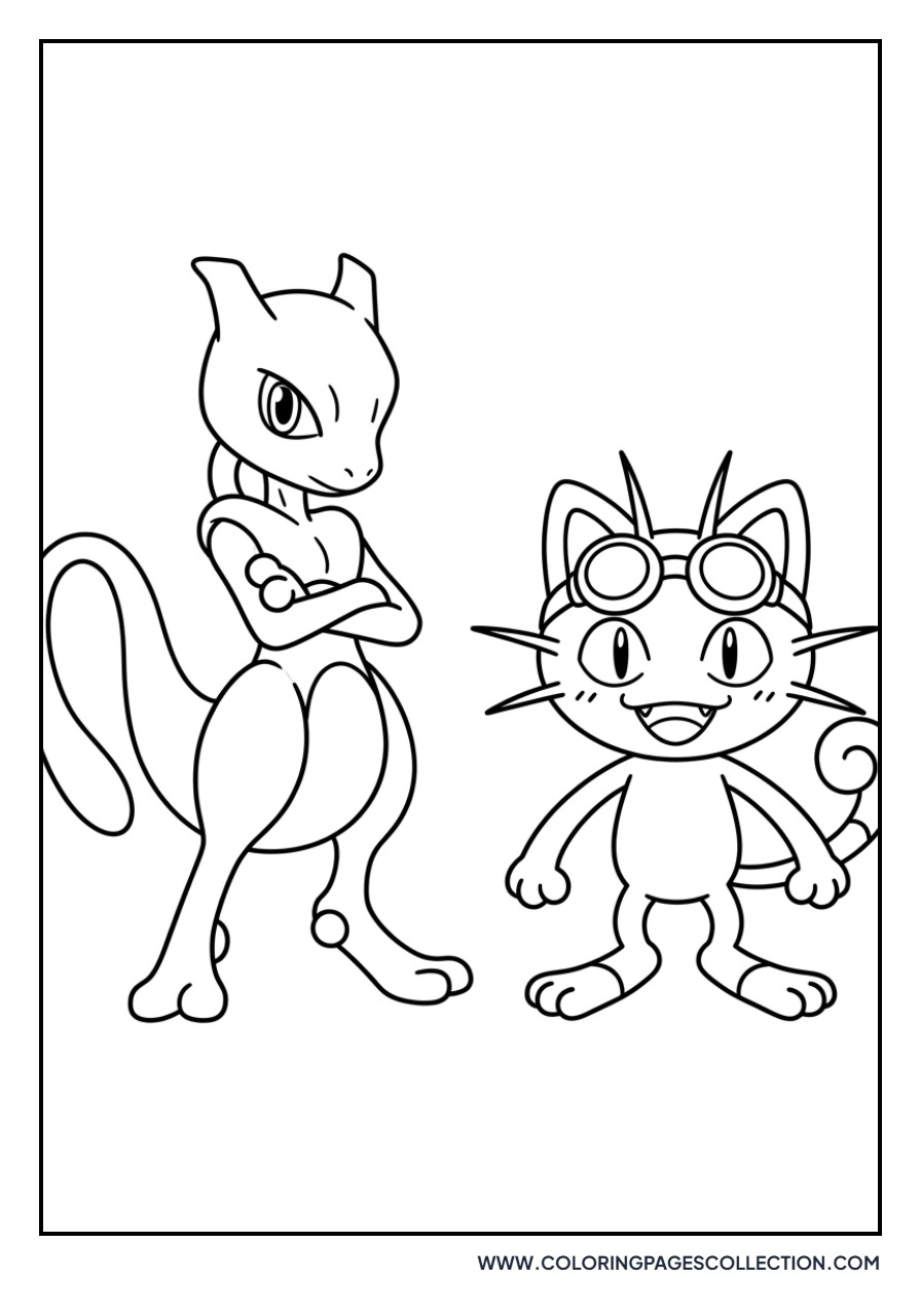 Meowth with Goggles