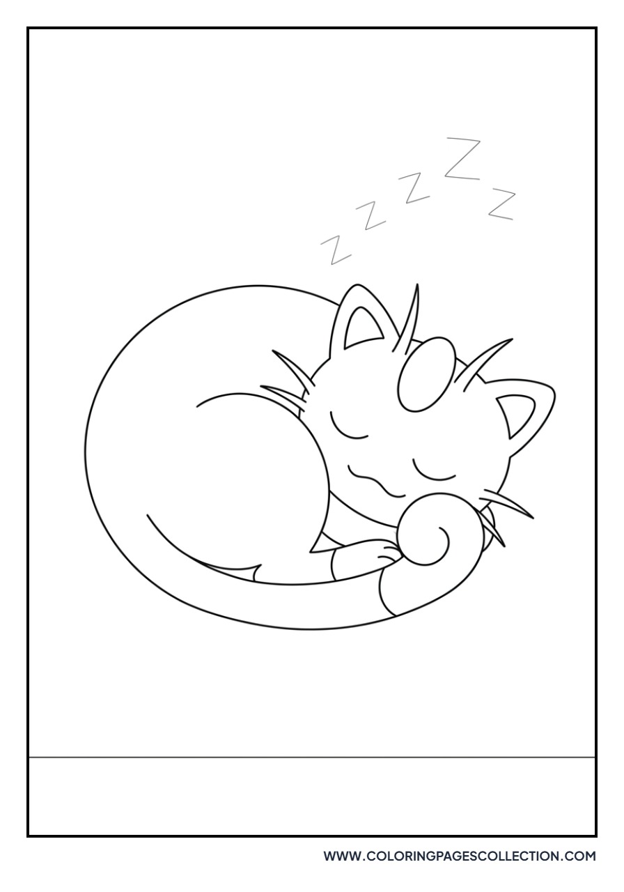 Sleeping Meowth