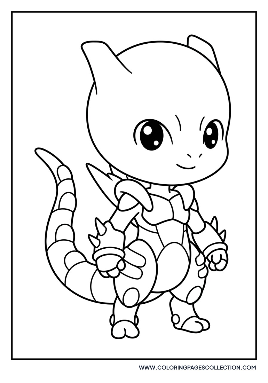 Chibi Mega Mewtwo X