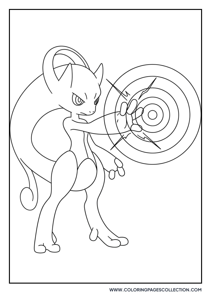 Mega Mewtwo Y Psychic Blast