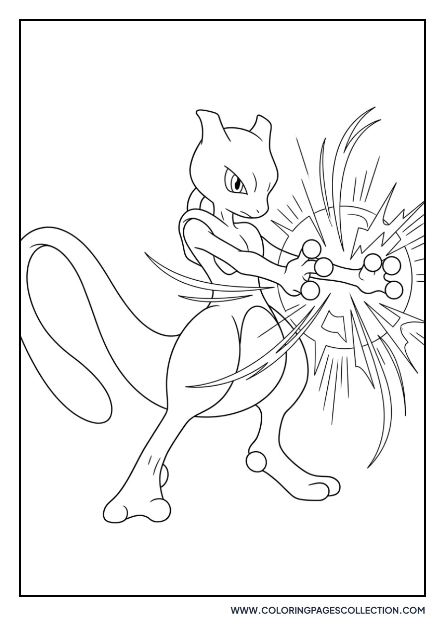 Mewtwo Charging Shadow Ball