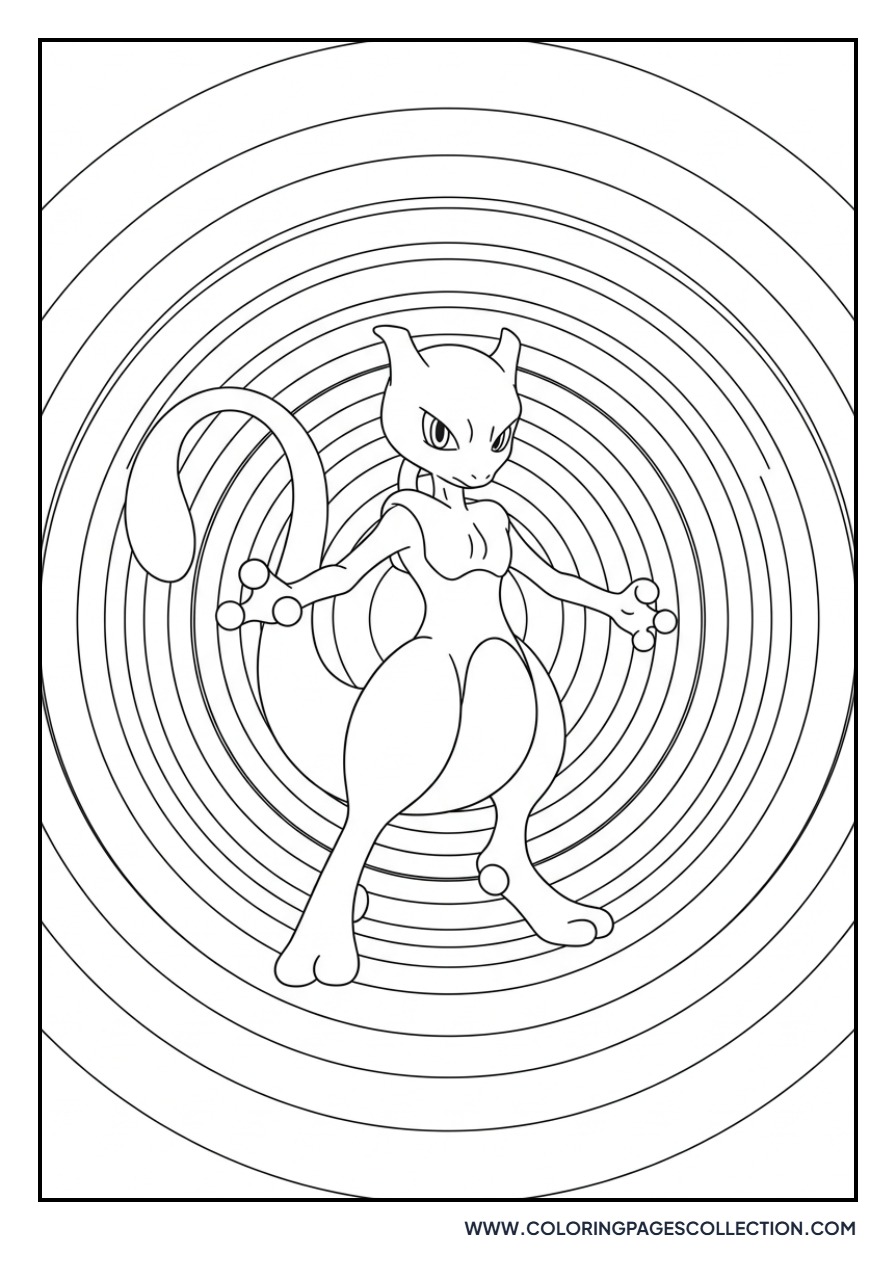 Mewtwo Using Psywave