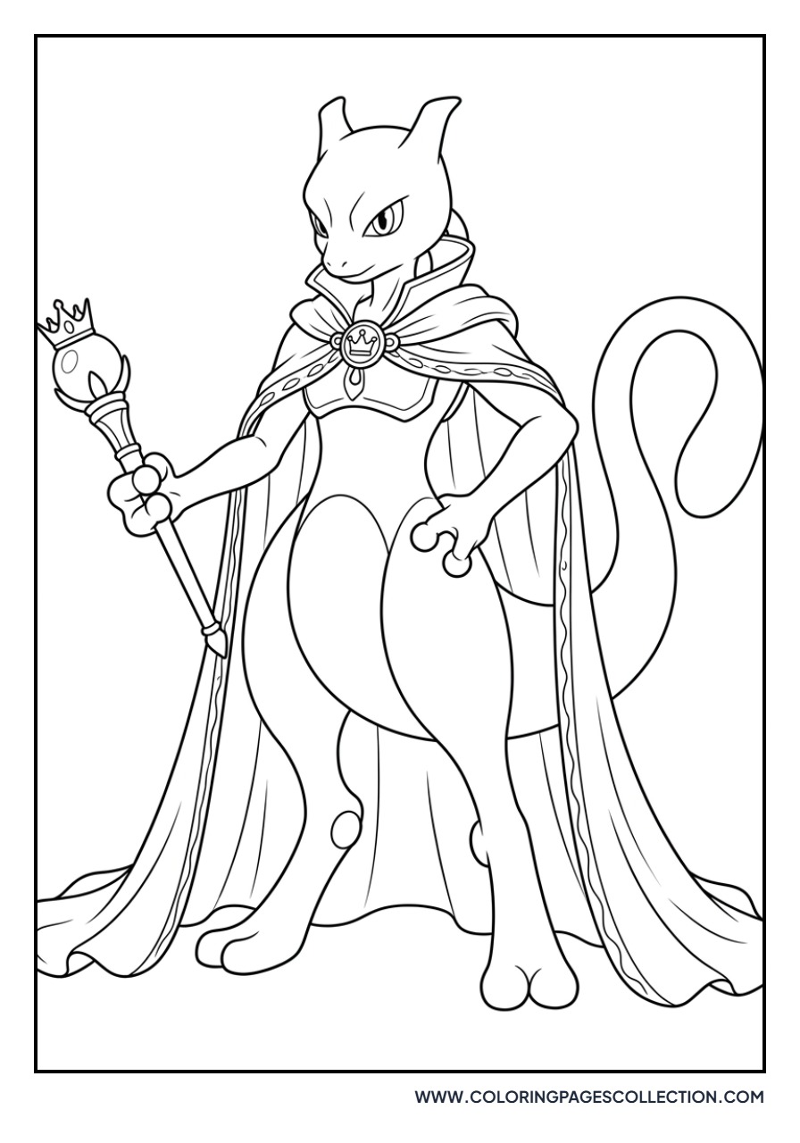 Mewtwo with a Cape