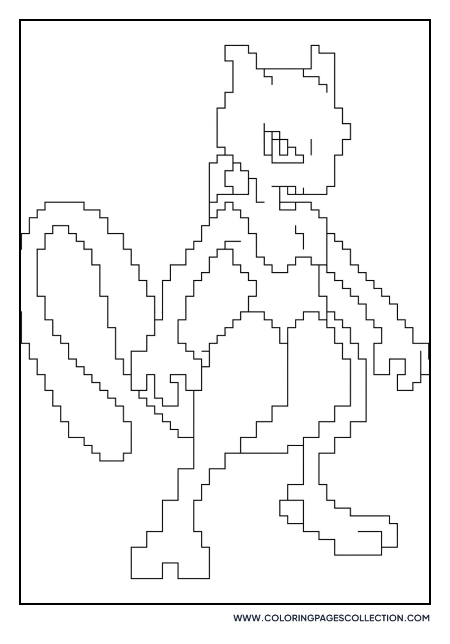 Pixel Art Mewtwo