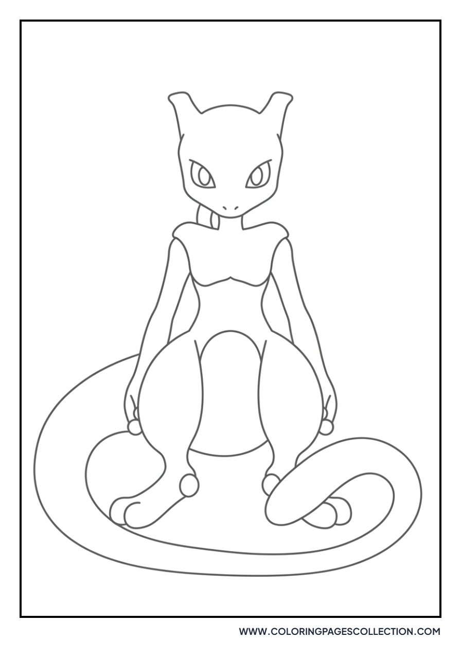 Simple Mewtwo Sitting