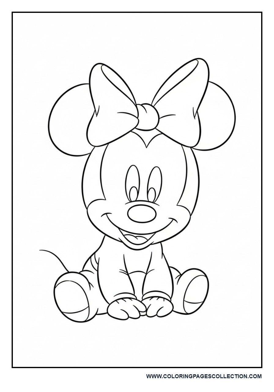 Mickey Mouse Coloring Page