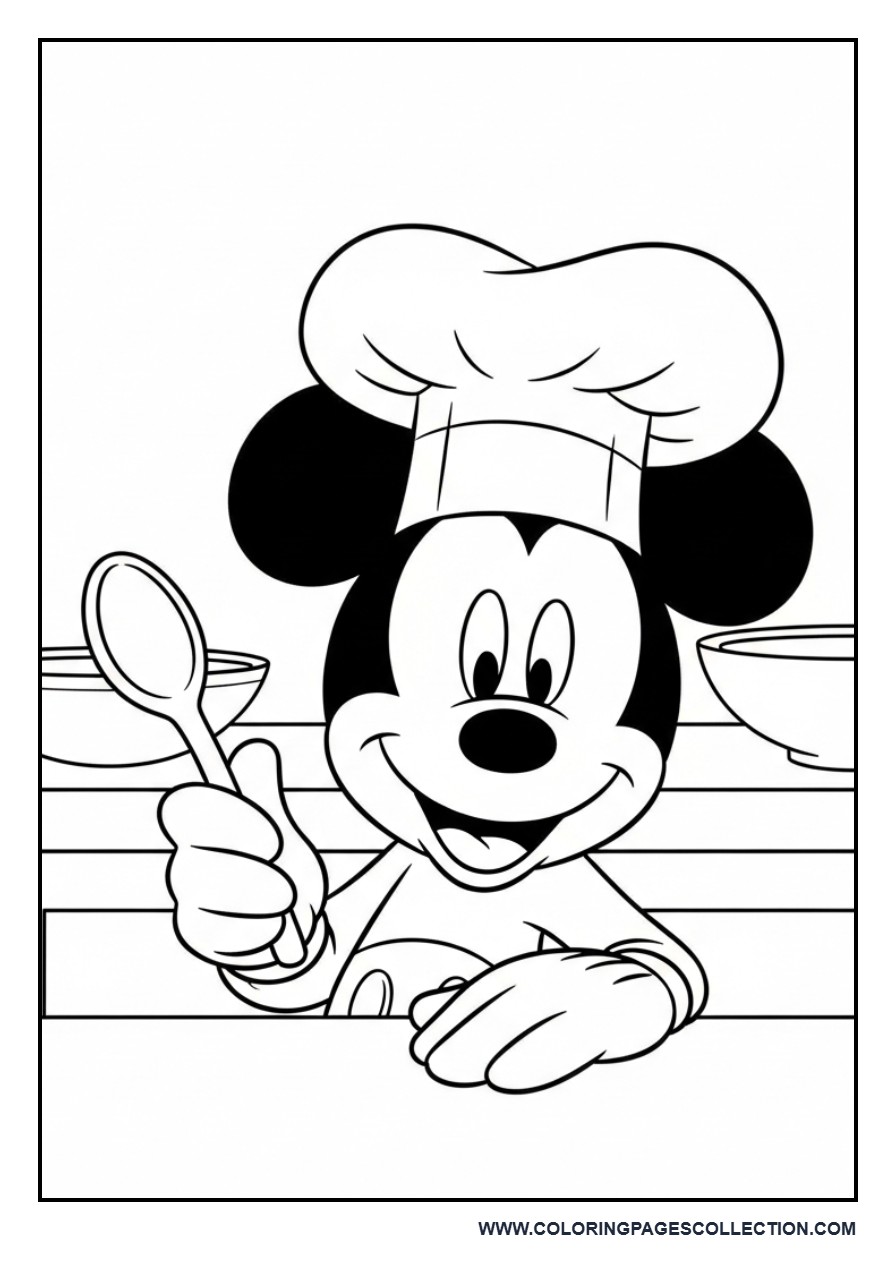 Mickey as a Chef