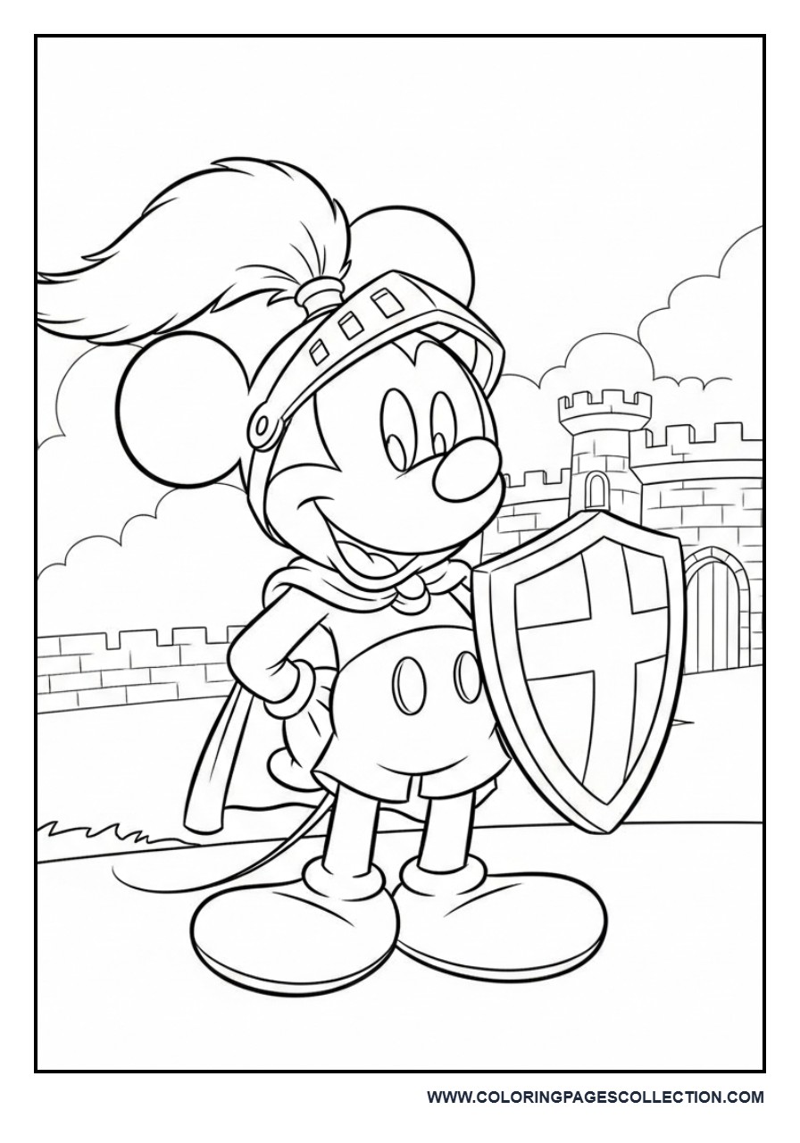 Mickey as a Knight