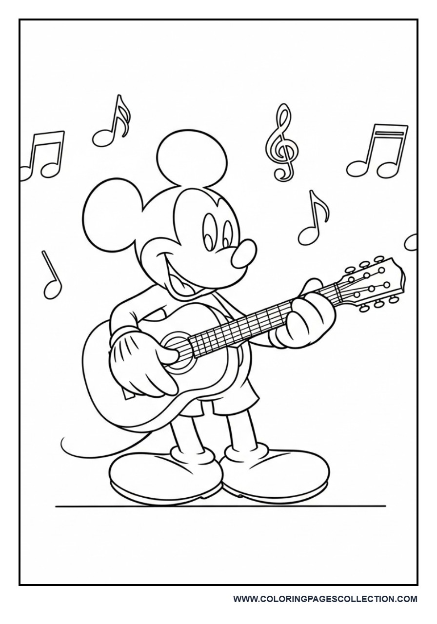 Mickey as a Musician